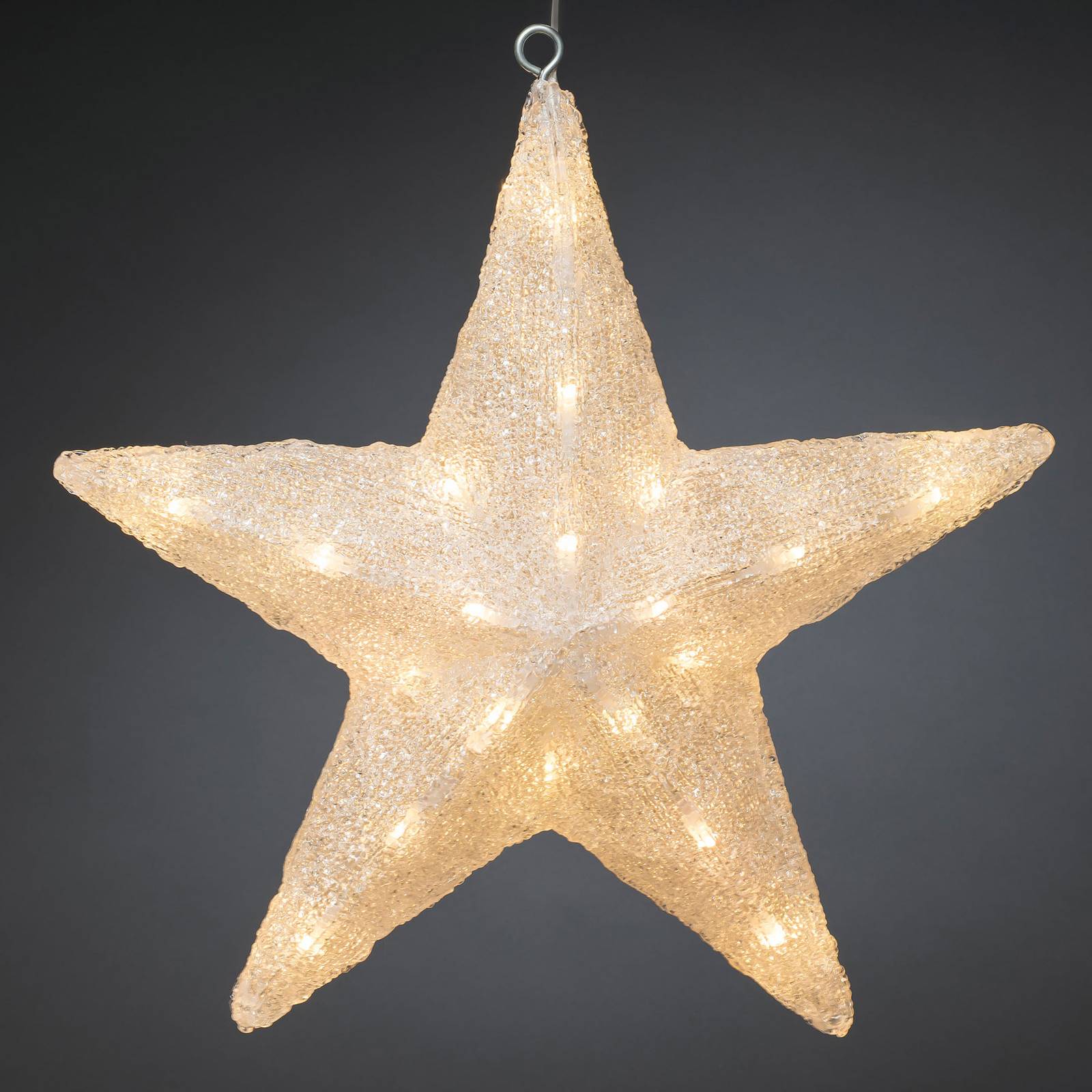 Konstsmide Christmas Dekorativní hvězda LED pro venkovní použití, Ø 40 cm