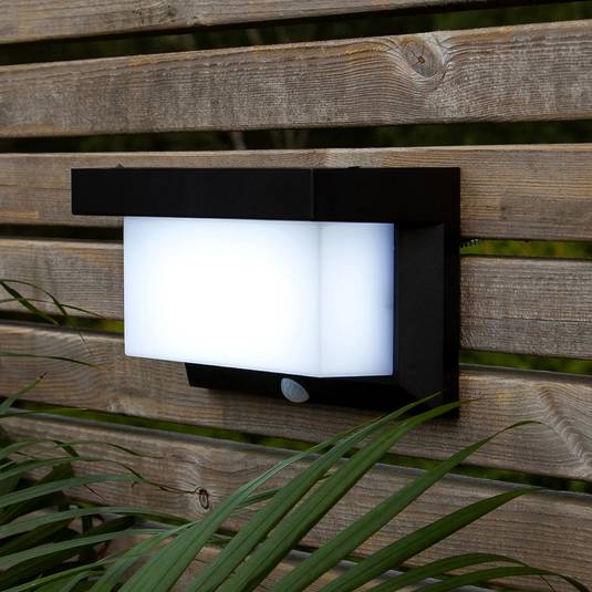 Applique Led Solare Valla Con Sensore Di Movimento Lampade It