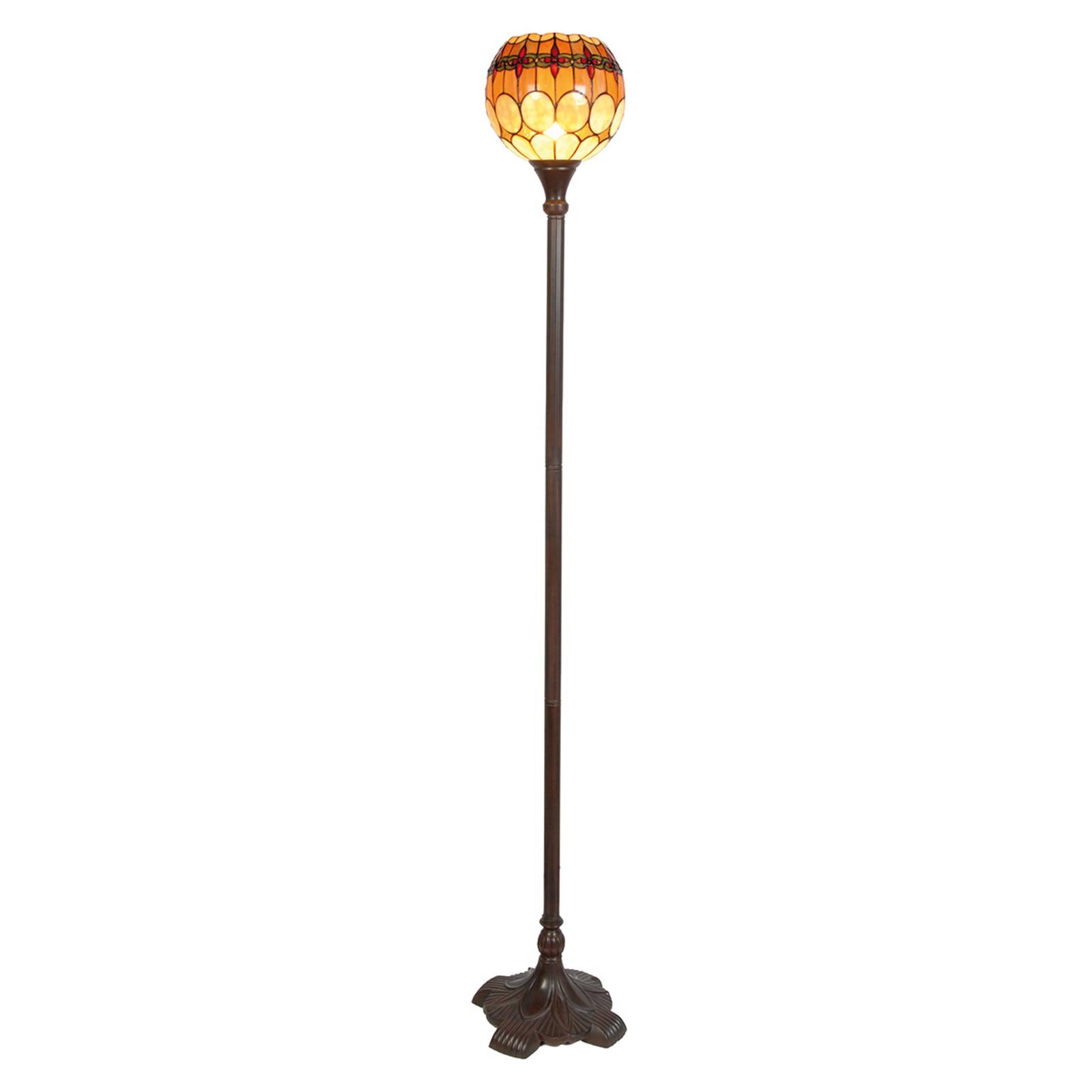 Clayre&Eef Niley - stojací lampa v Tiffany stylu