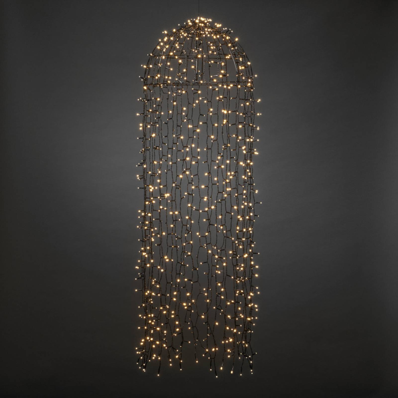LED svetelný záves medúza 2 600K 900 LED 145x45cm