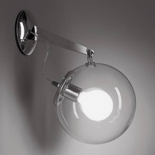 Artemide Miconos Szklana Lampa Cienna Chrom Lampy Pl