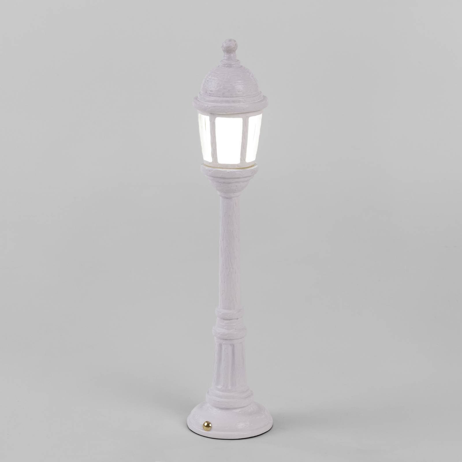 SELETTI LED venkovní světlo Street Lamp s baterií, bílá