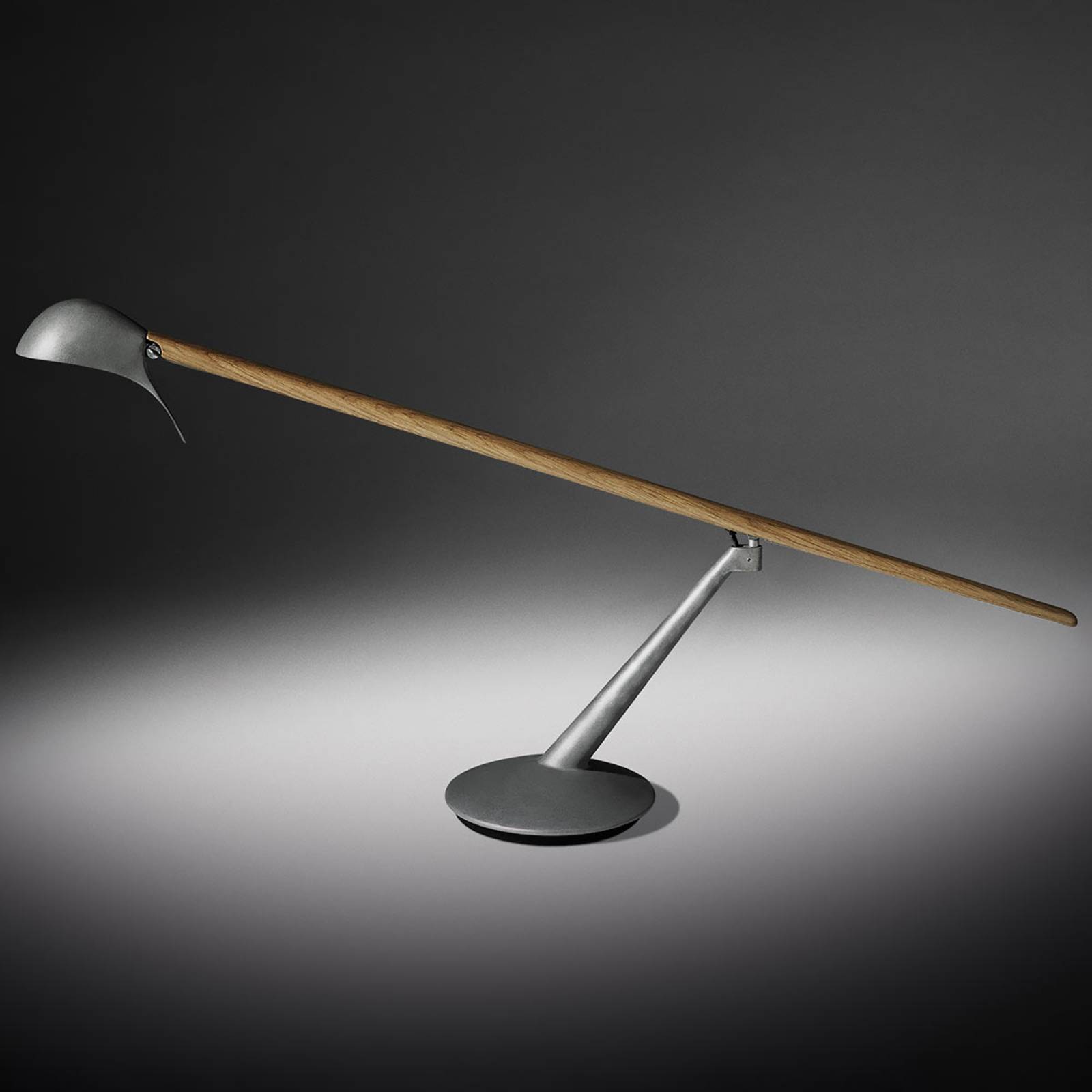 B.lux Nastavitelná stolní lampa LED Bluebird T ocel/dub