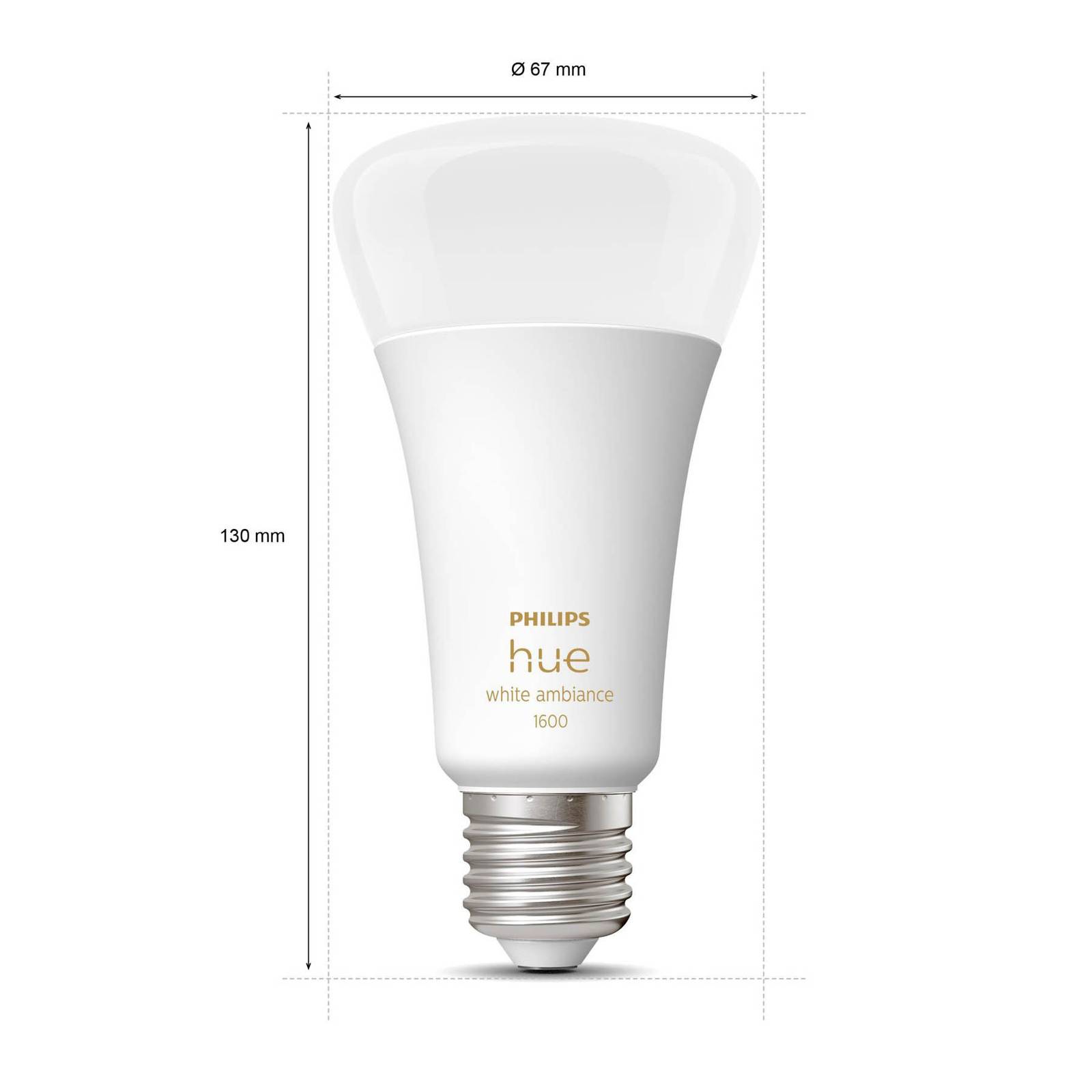 Philips Hue White Ambiance E27 13,5 W LED žiarovka