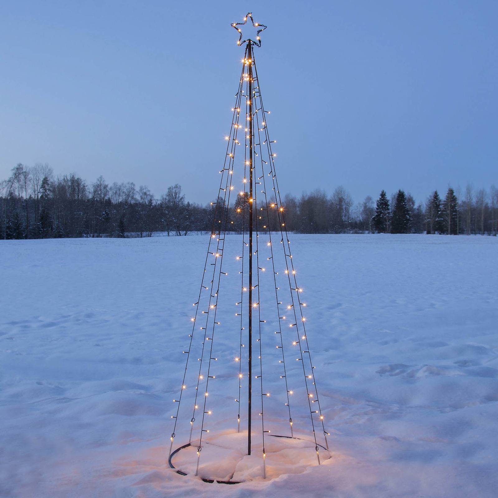 LED vonkajšia dekorácia Svetelný strom, LED diódy čiastočne blikajúce
