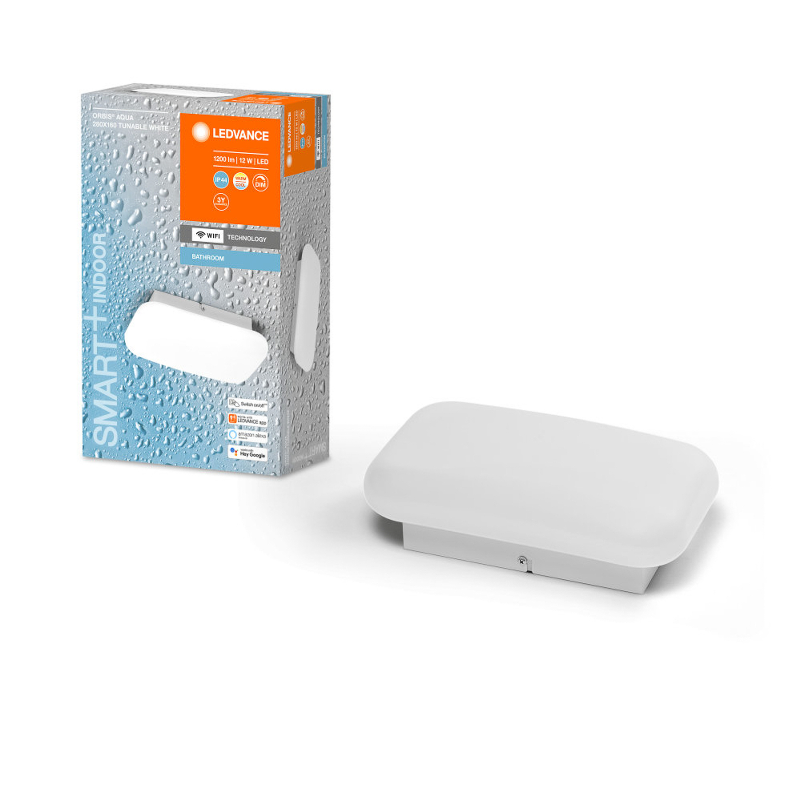 LEDVANCE SMART WiFi Orbis Wall Aqua IP44 28x16 Cm Lampenwelt Ch