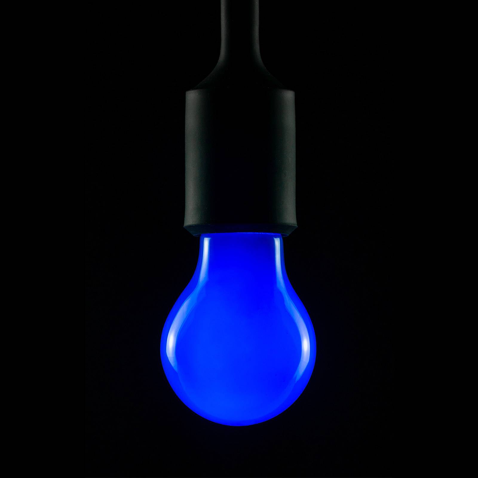 Segula Žárovka LED, modrá, E27, 2 W, stmívatelná