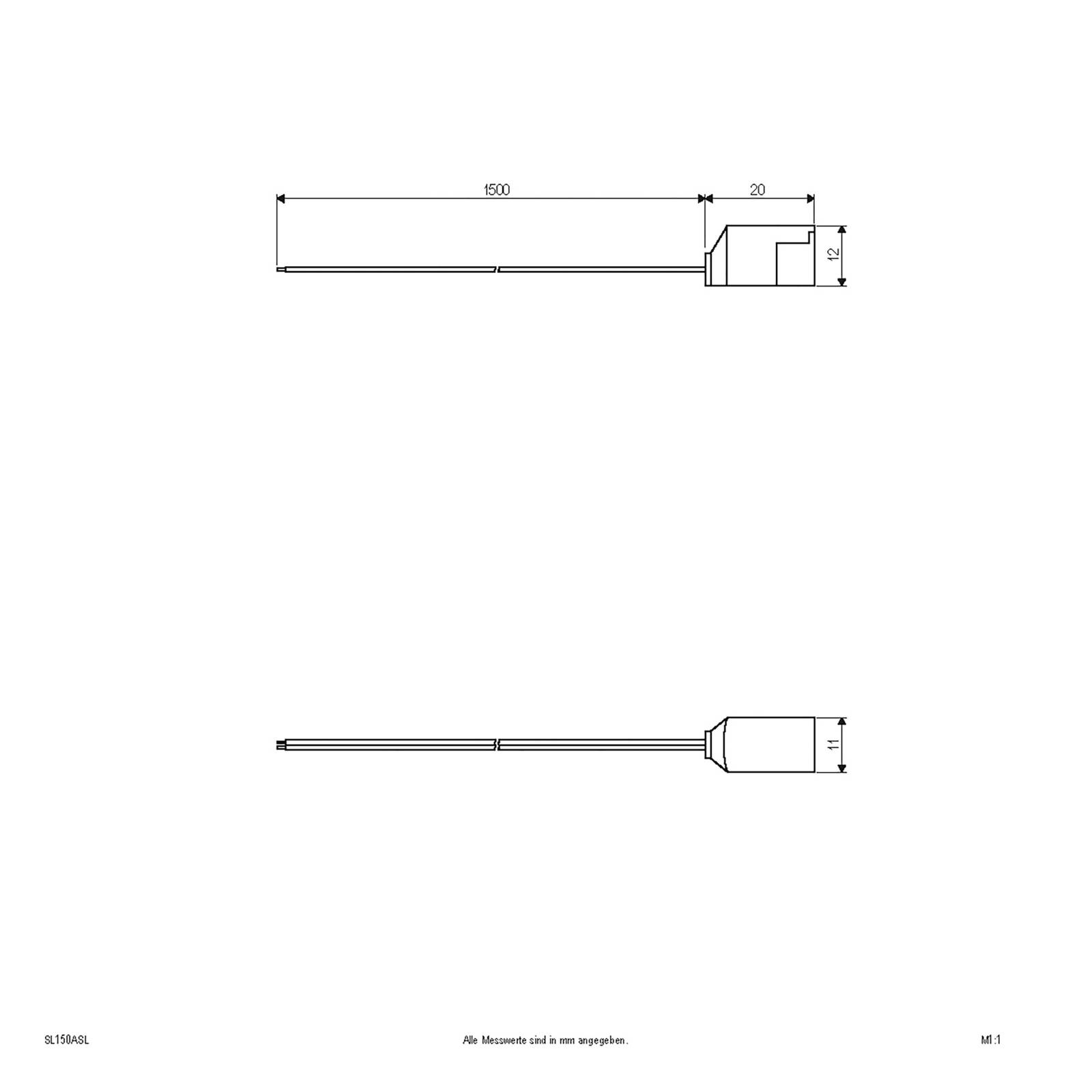 Pripojovací kábel pre sériu Bordo, dĺžka: 150 cm