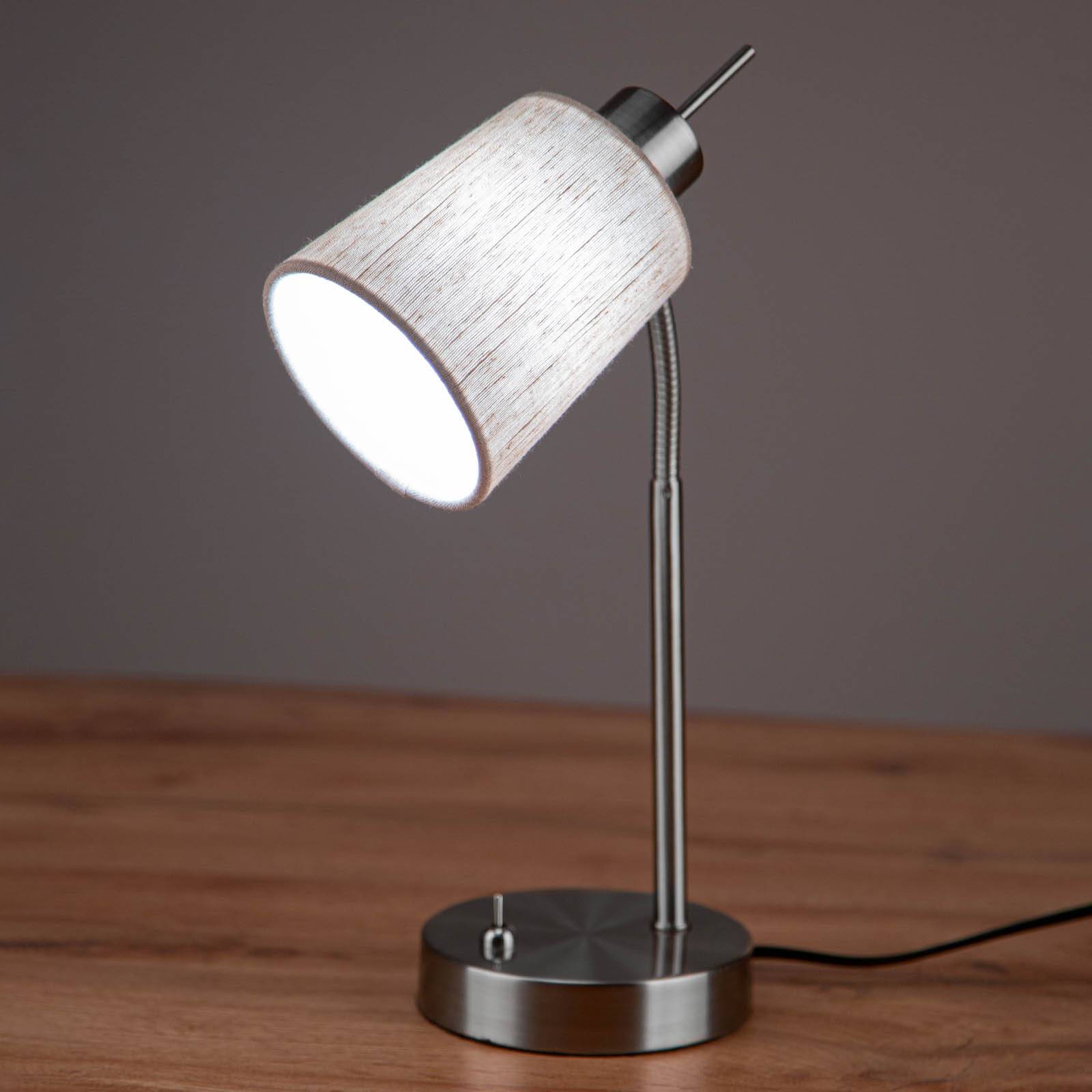NOWA GmbH Stolní lampa Lee s ohebným ramenem