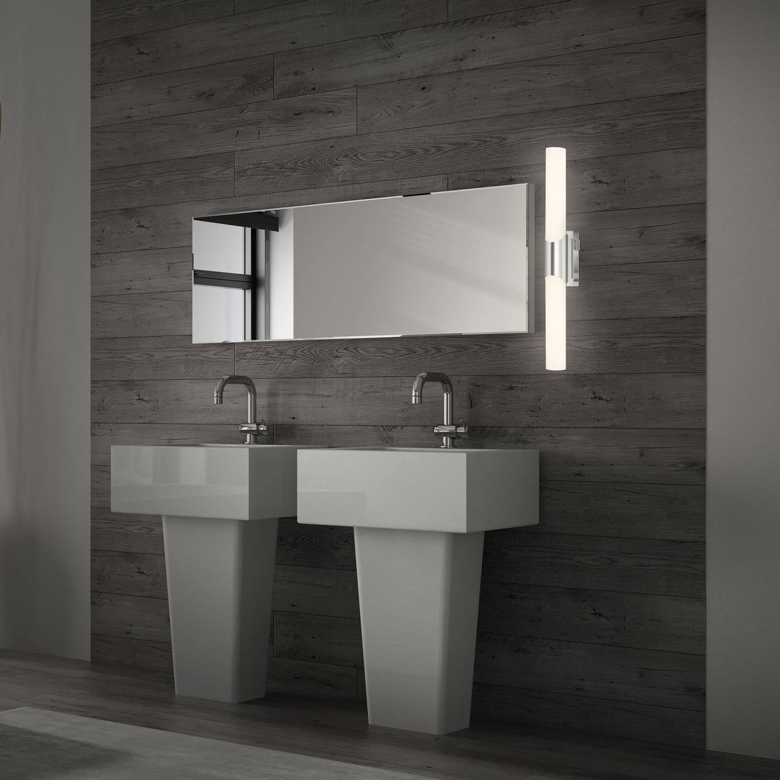 Briloner Koupelnové a zrcadlové svítidlo Klak Brilo, chrom, 47 cm