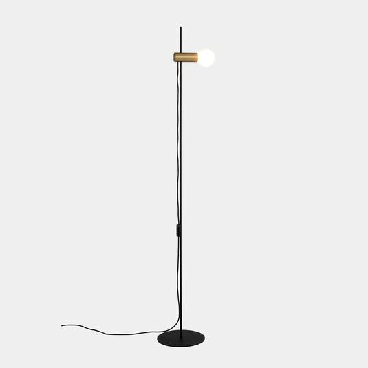 Leds C Nude Single Vloerlamp E Goud Zwart Lampen Nl