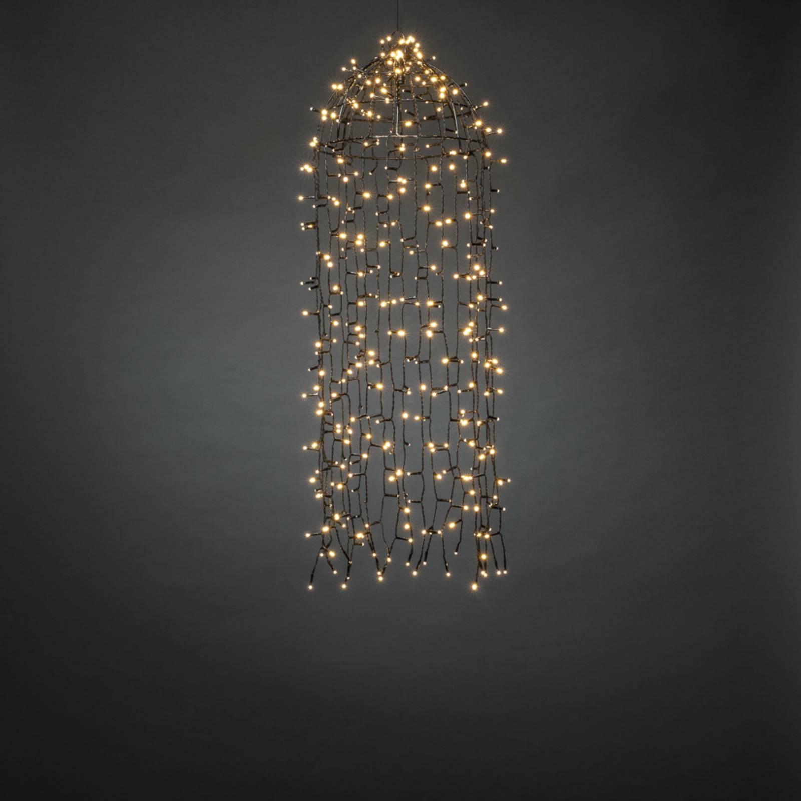 Konstsmide Christmas LED světelný závěs medúza 2 600K 400 LED 95x30cm