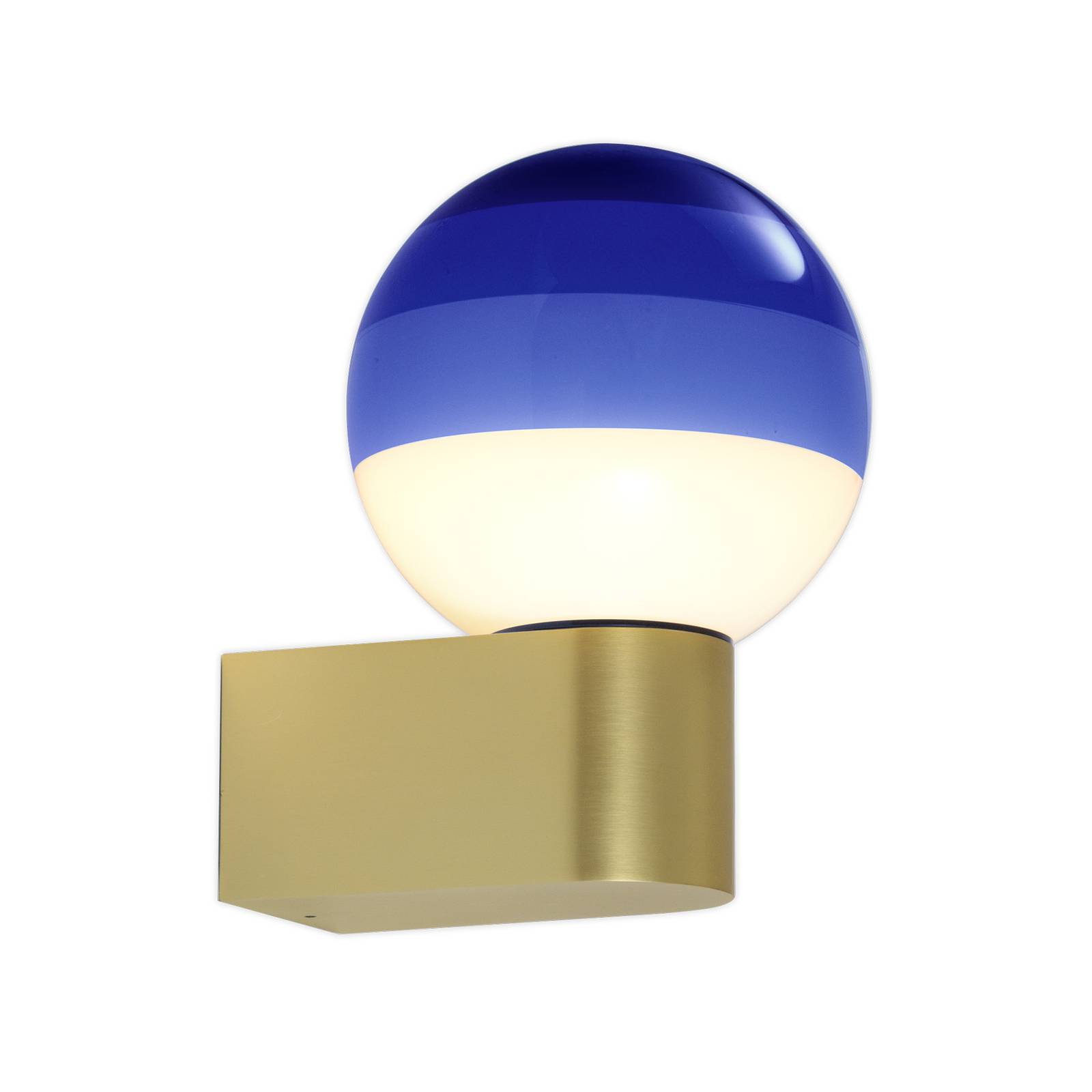 Marset Nástěnné svítidlo LED MARSET Dipping Light A1, modrá/zlatá