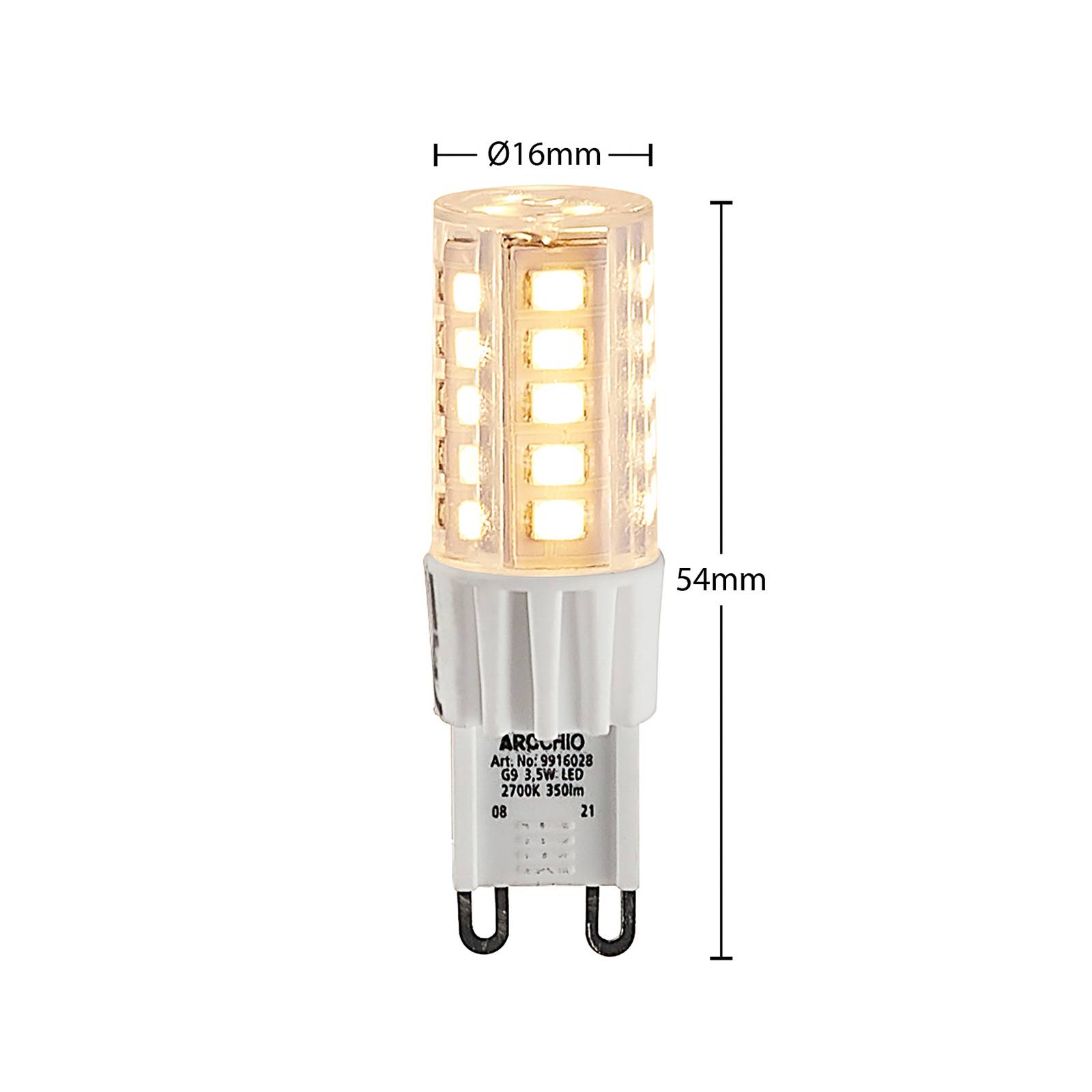 Arcchio Arcchio LED kolíková žárovka G9 3,5W 2 700K