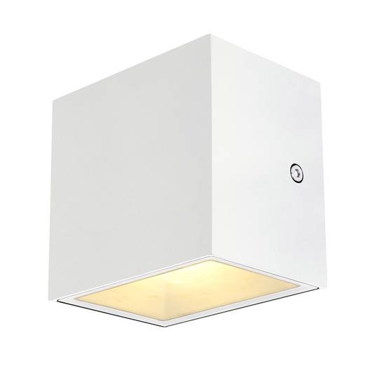 SLV Sitra Cube LED Outdoor Wall Lamp White Lights Co Uk