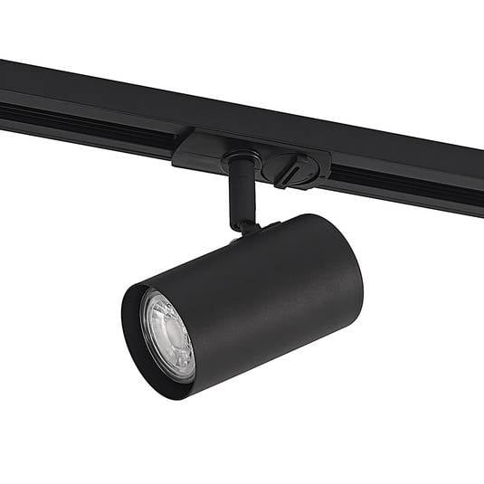 Lindby Projecteur Sur Rail Linaro Gu W Noir Monophas