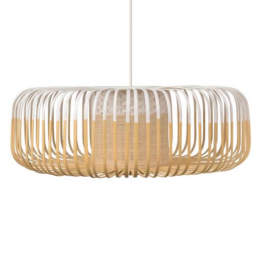 Forestier Bamboo Light Xl Pendellampe Cm Hvit Lampegiganten No