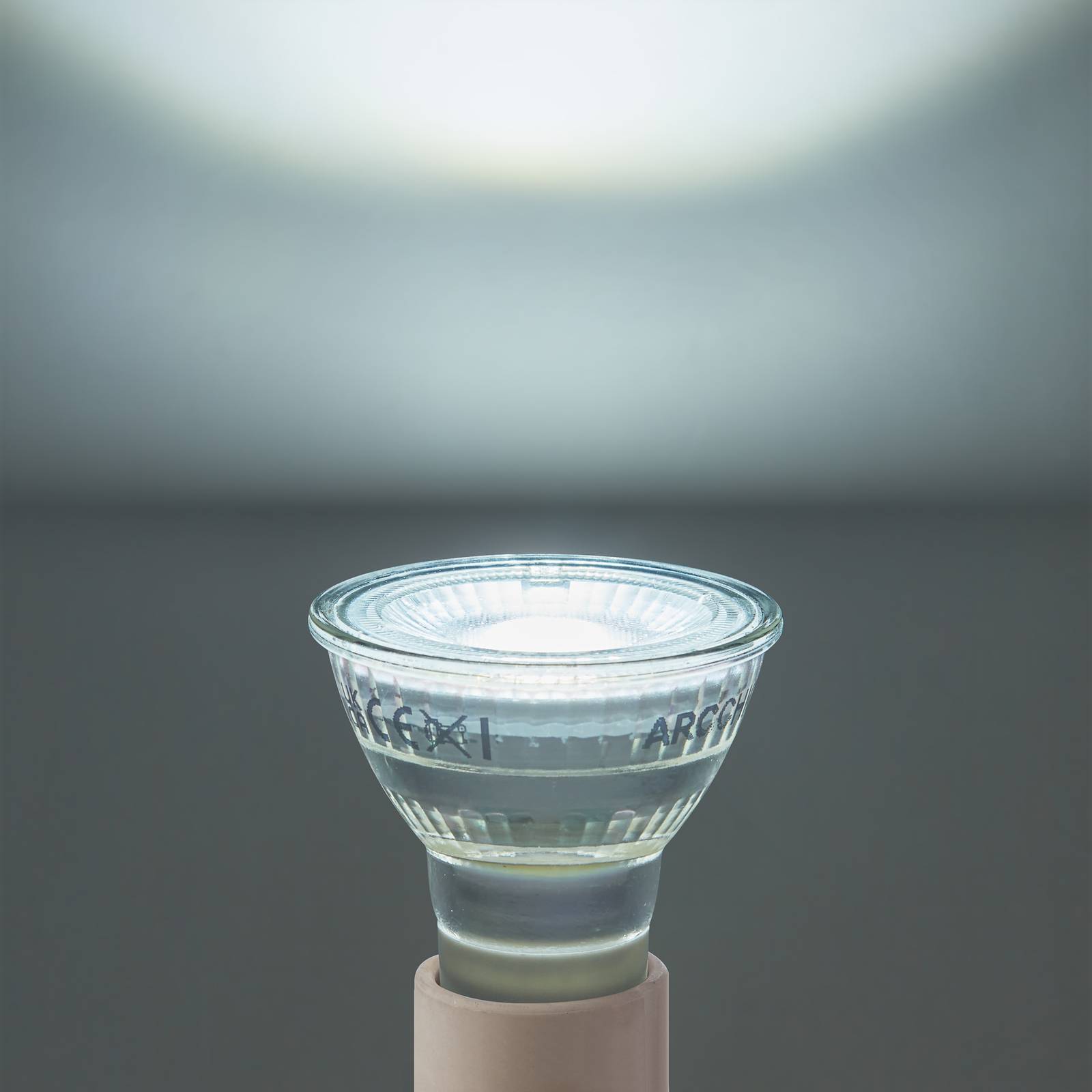 Arcchio Arcchio LED žárovka GU10 2,5W 6500K 450 lumenů sklo