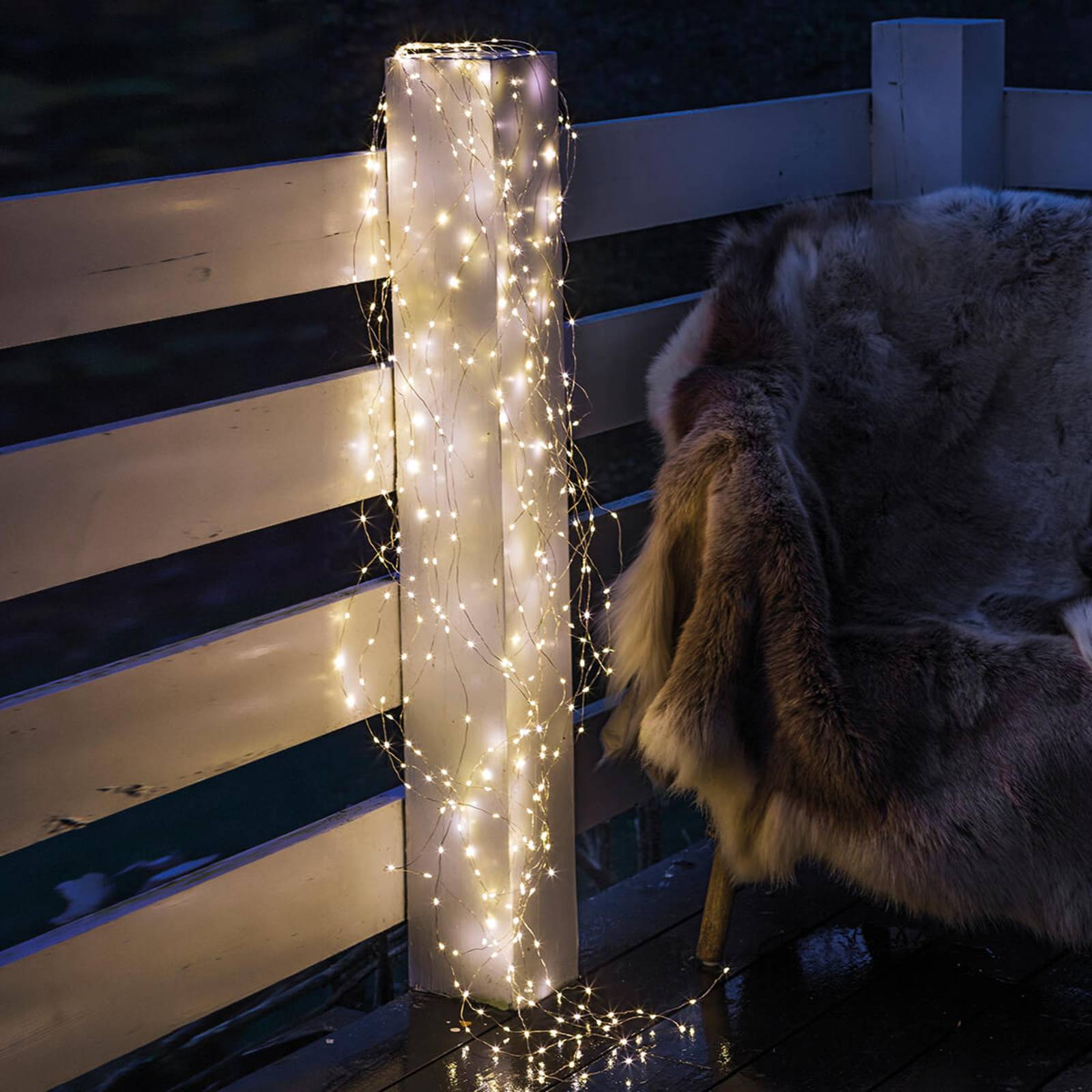 Sirius LED pohádková světla Knirke pro venkovní použití, 200 světel.