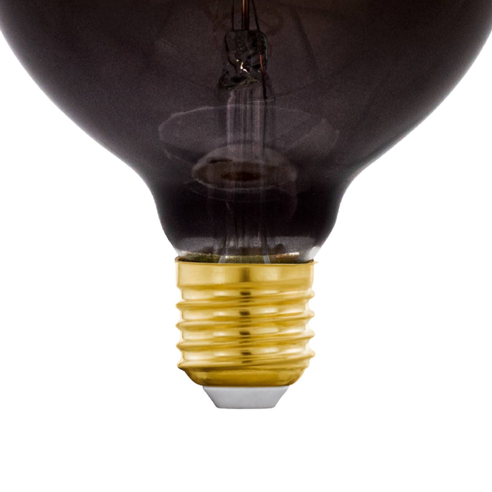 LED žiarovka E27 4W T120 1700K filament piesok dim