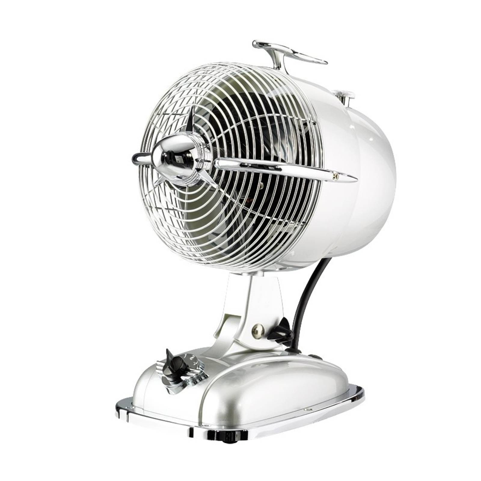 CasaFan Stolní ventilátor RetroJet, stříbrná
