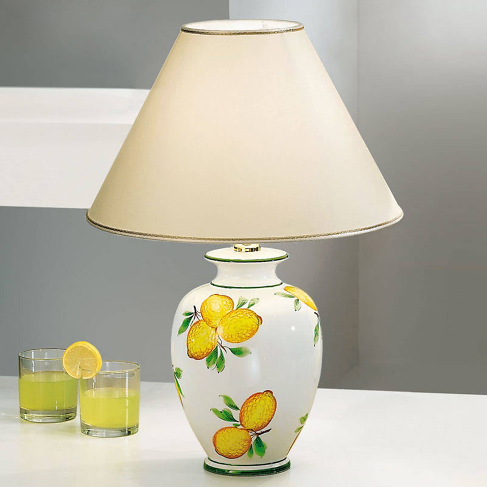 austrolux Stolní lampa Giardino Lemone, Ø 40 cm