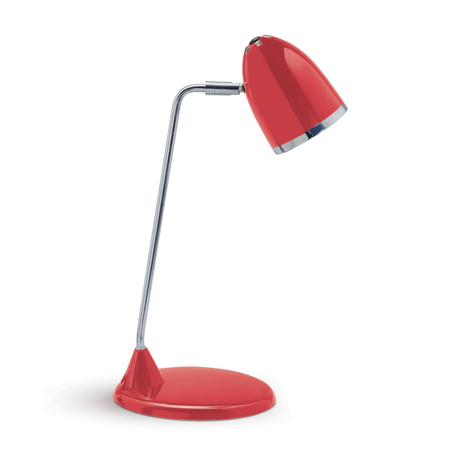 Veselá lampa na písací stôl Starlet – červená
