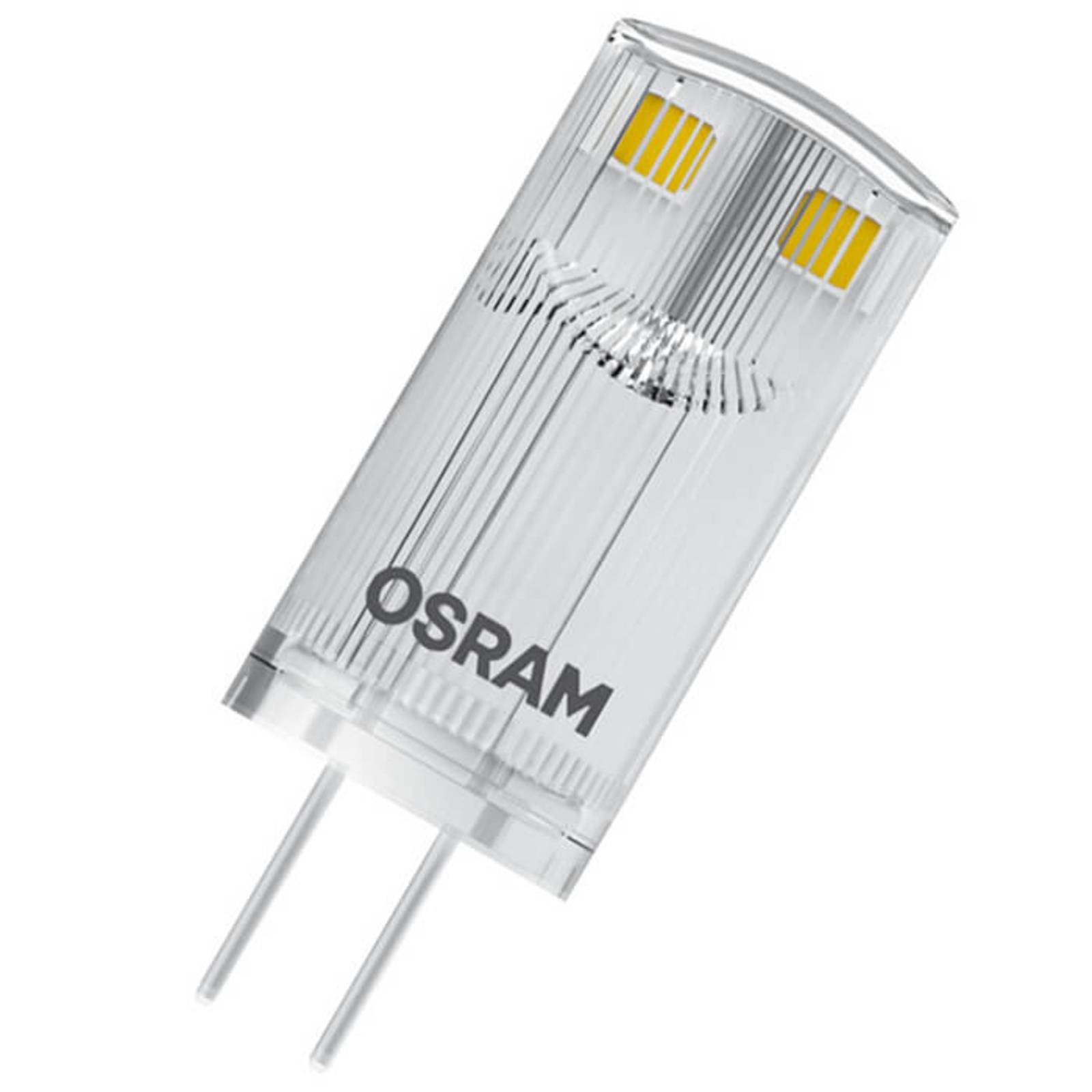 OSRAM LED žárovka s paticí G4 0,9W 827, sada 2 kusů