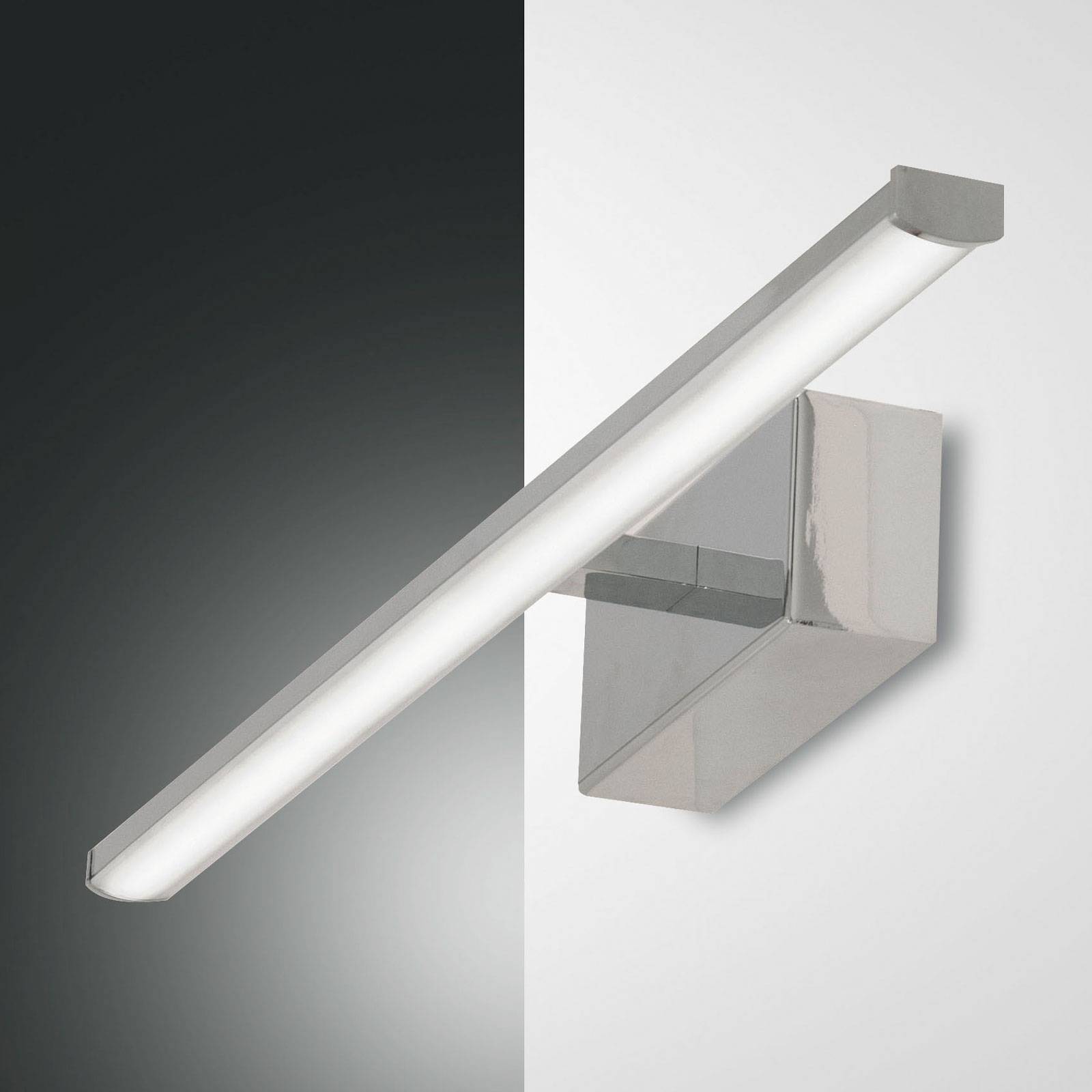 Fabas Luce Nástěnné svítidlo LED Nala, chrom, šířka 50 cm
