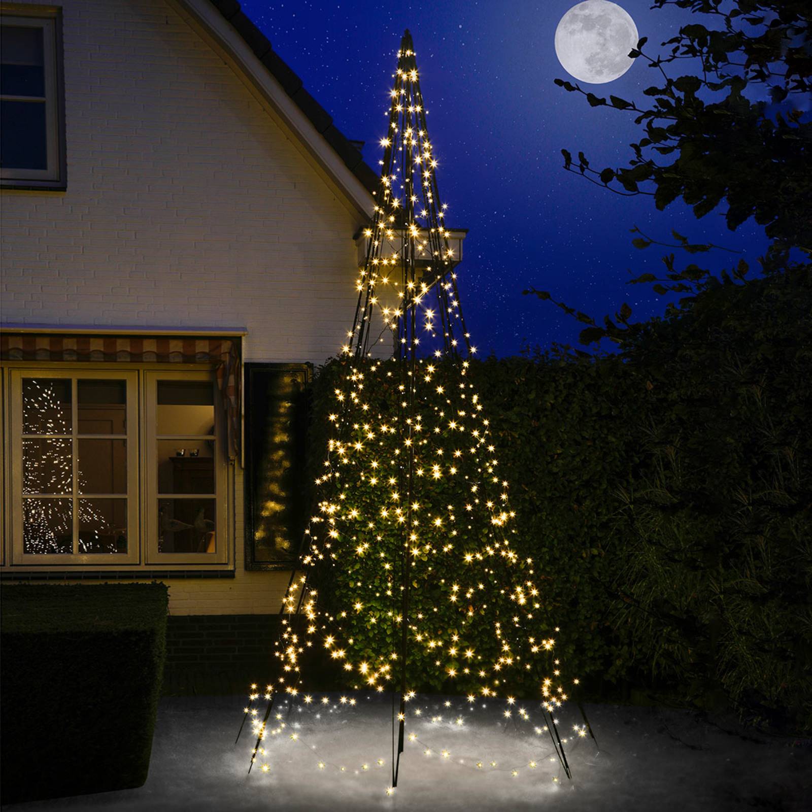 Vianočný stromček Fairybell s tyčou, 4 m