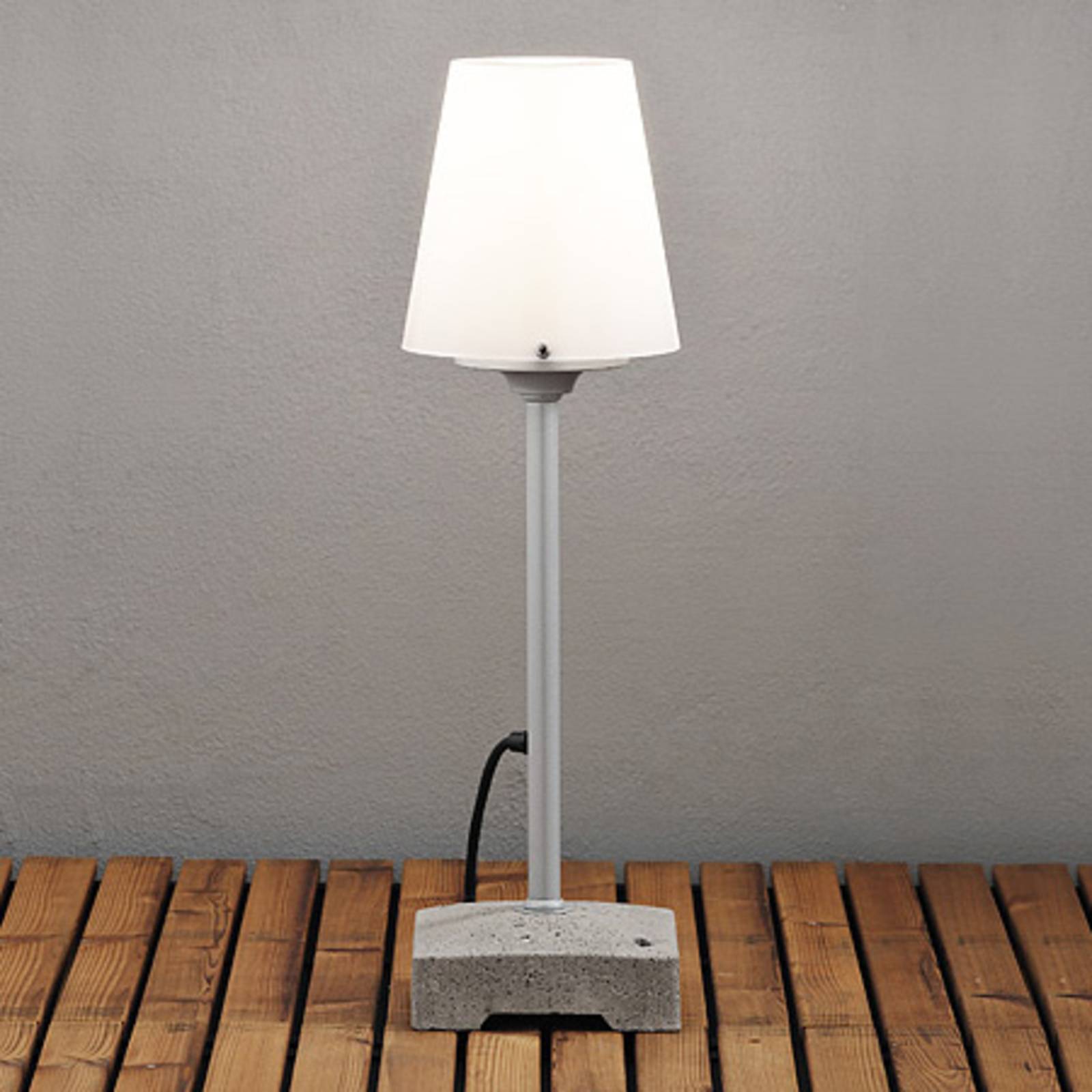 Konstsmide Stylová nová stojací lampa Lucca pro venkovní použití, 59 cm