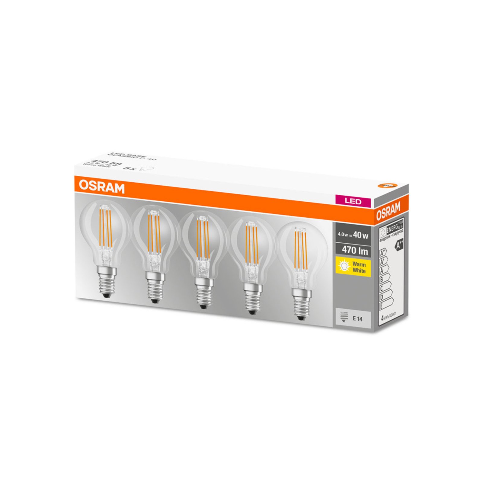 Osram Led Lampe E P W Filament Lm Er Kaufen Lampenwelt Ch