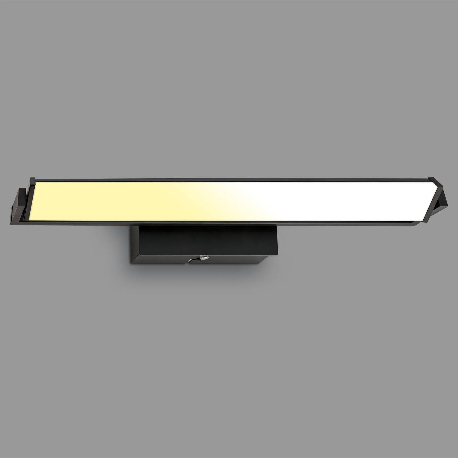 Briloner LED nástěnné svítidlo Udonga, otočné, CCT, stmívatelné, černé