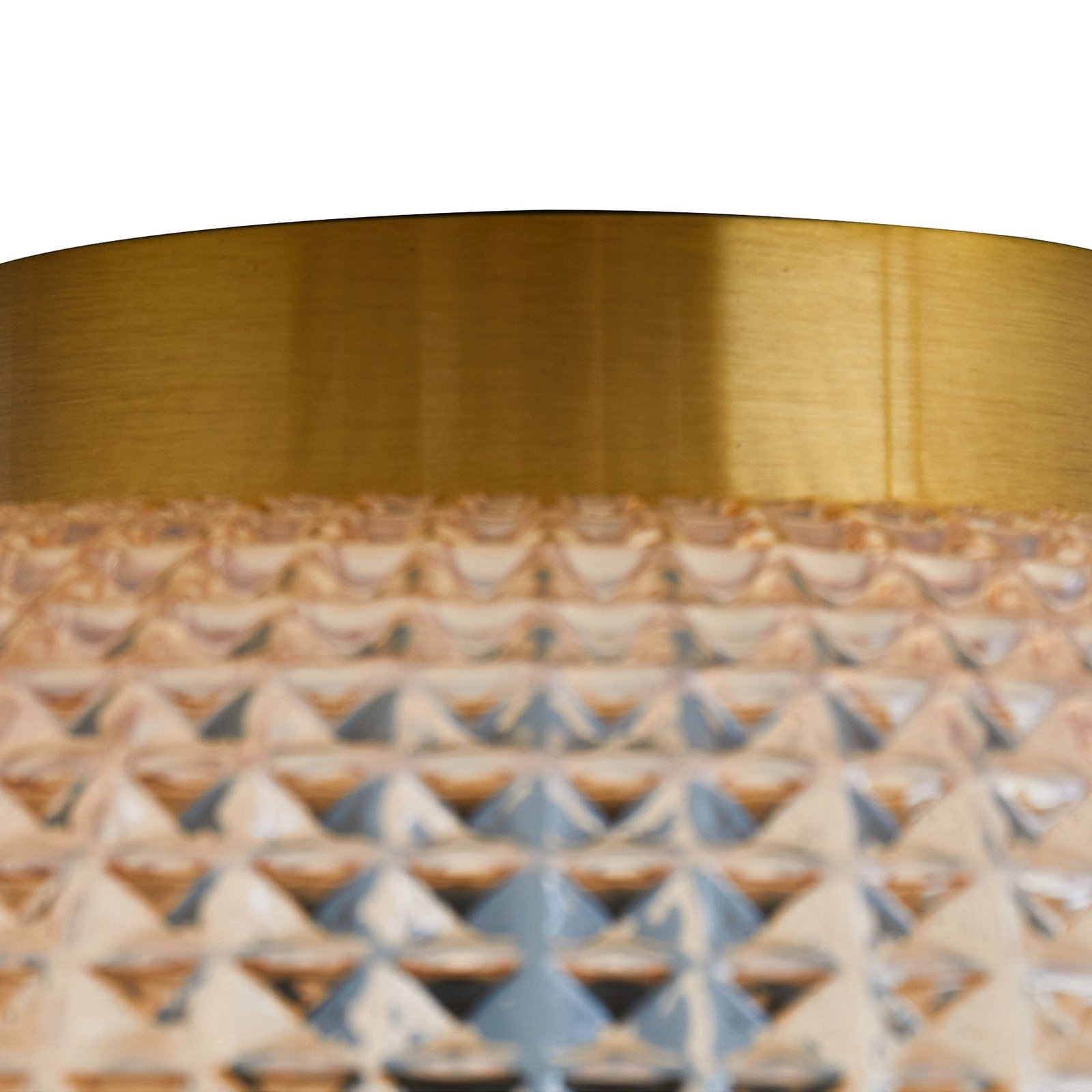 Hildur Deckenleuchte Ø 25 cm amber Glas - Lindby