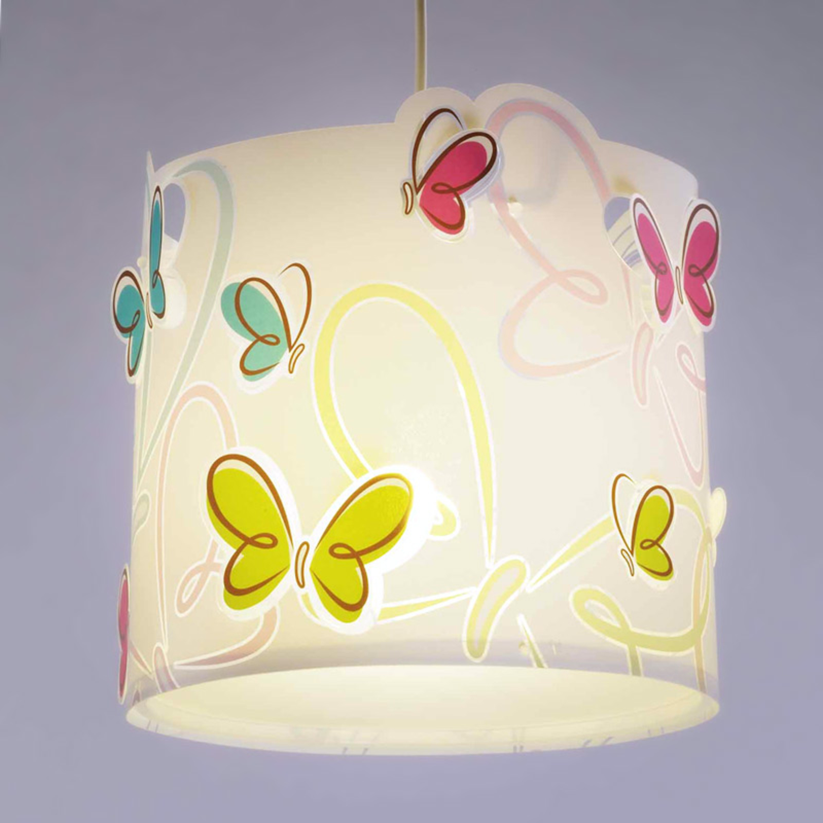 Wiosenna lampa wisząca Butterfly