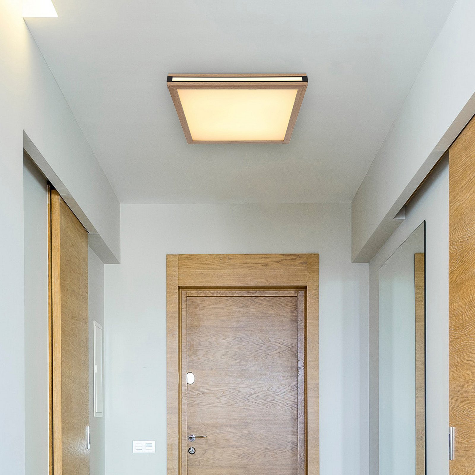 Plafonieră pătrată cu LED Karla 45x45 cm