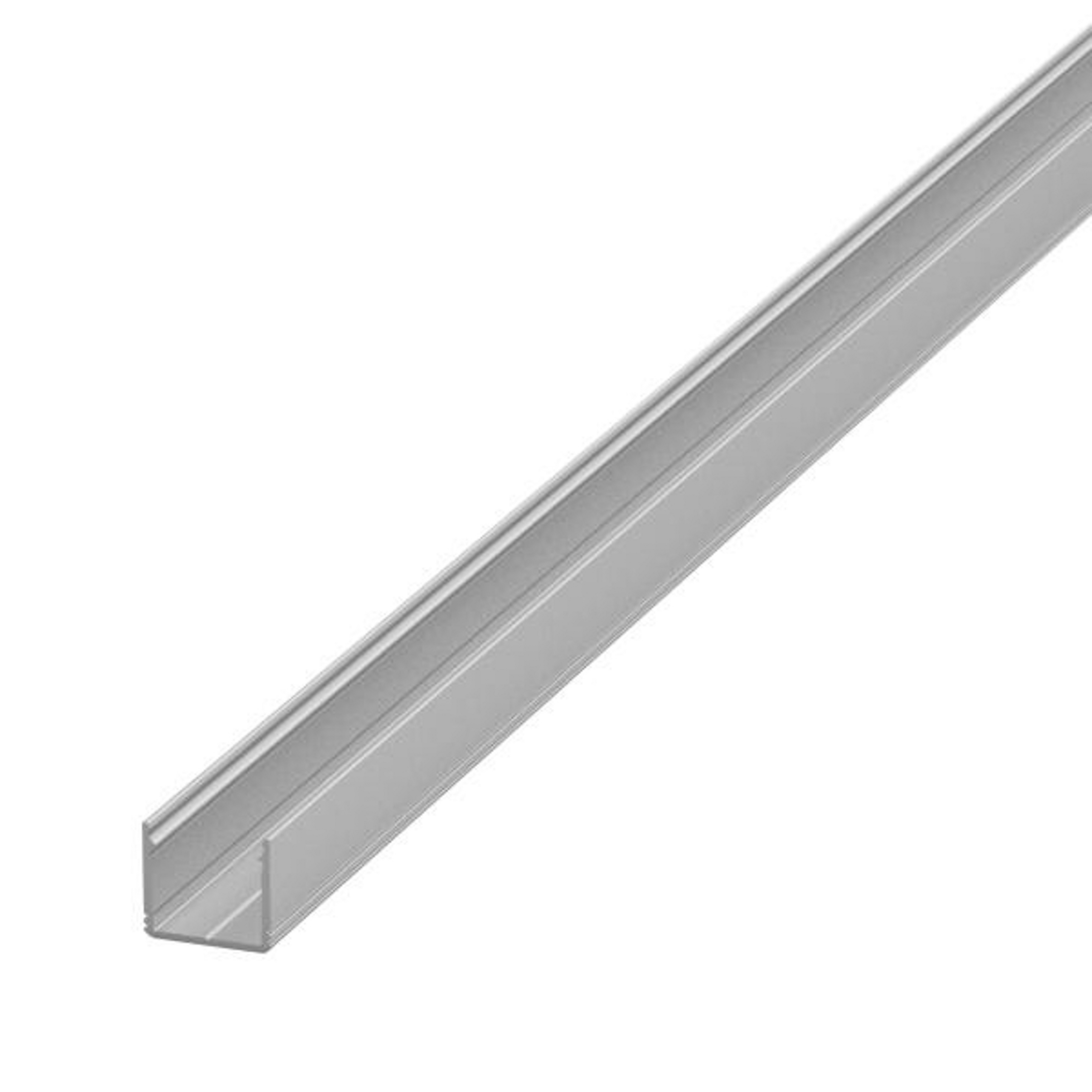 BRUMBERG One LED surface-mounted profile, aluminium, high, 3 metres