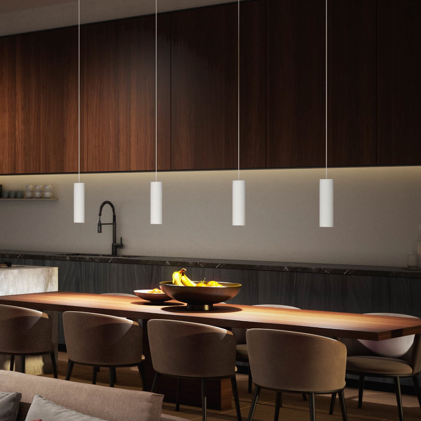 Perifo Schienensystem 4x Spots weiß - Philips Hue