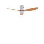 Kayu LED Ventilatore a soffitto Bianco/Legno - Lucande