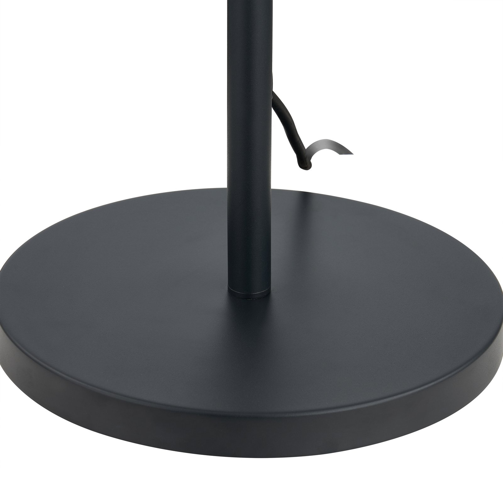 Lucande Terrassenleuchte Jaimy, schwarz, Aluminium, 150 cm