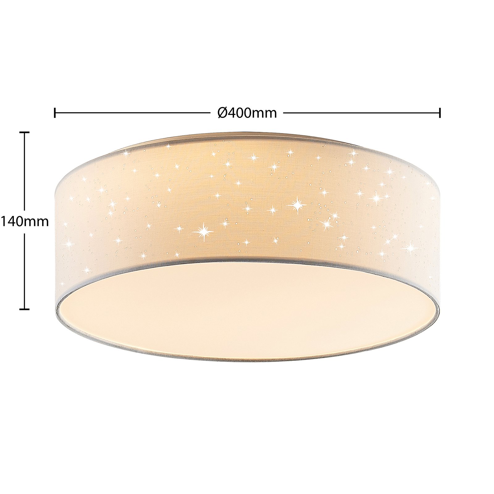 Ellamina LED Ceiling Lamp Ø40 White - Lindby