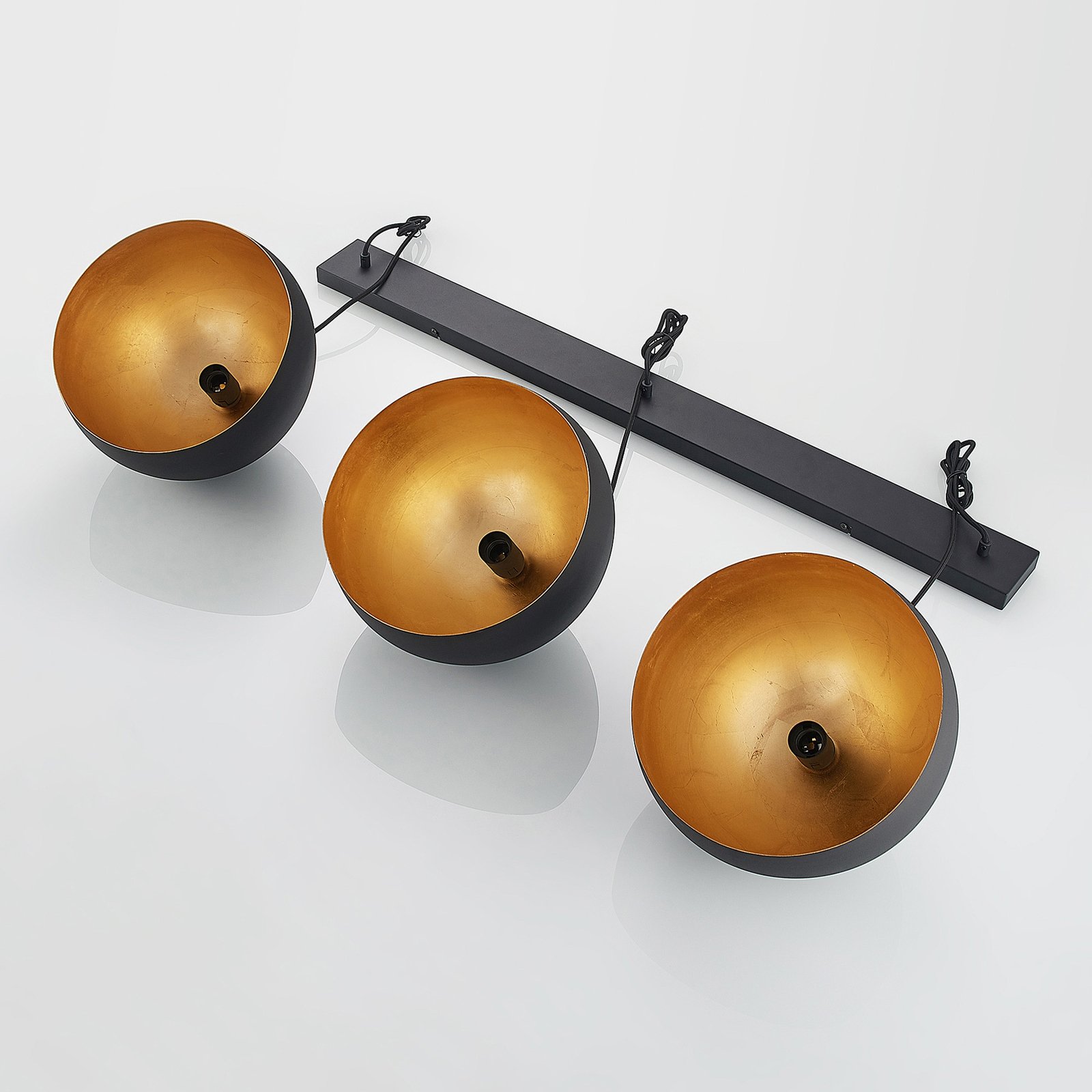 Tarjei Taklampa L120 Black/Gold - Lindby