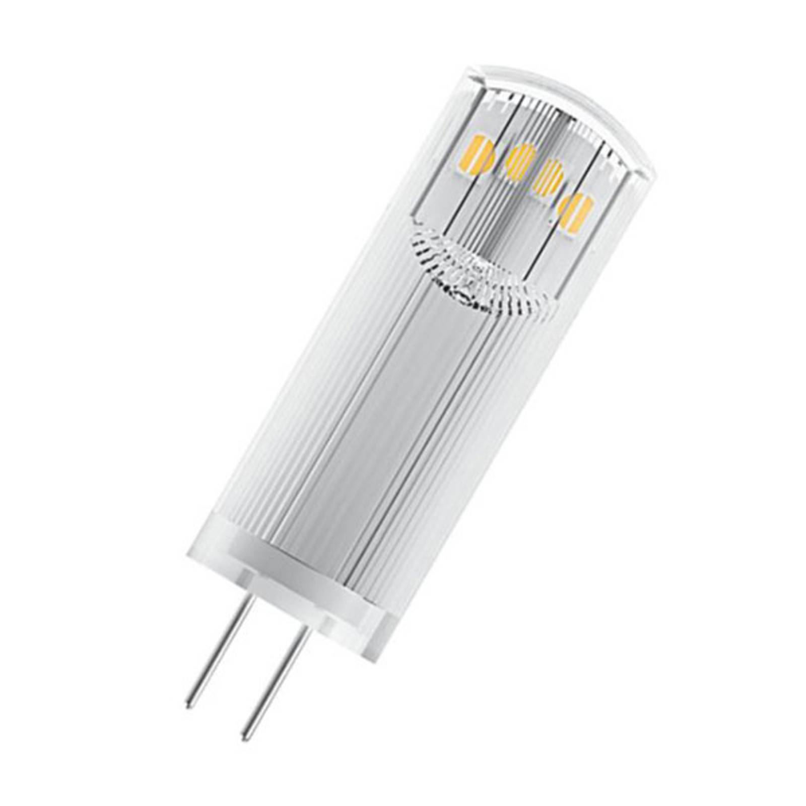 OSRAM LED-lampe med stiftsokkel G4 1,8W 2 700K klar 3 enheter