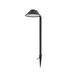 Capelo LED zemný svietidlo výška 77 cm čierna kov - Lindby