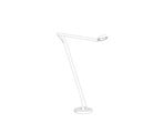 String F1 Golvlampa TW Matt White/Silver - Rotaliana