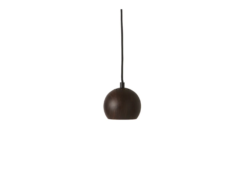 Frandsen – Ball Taklampa Ø12 Walnut