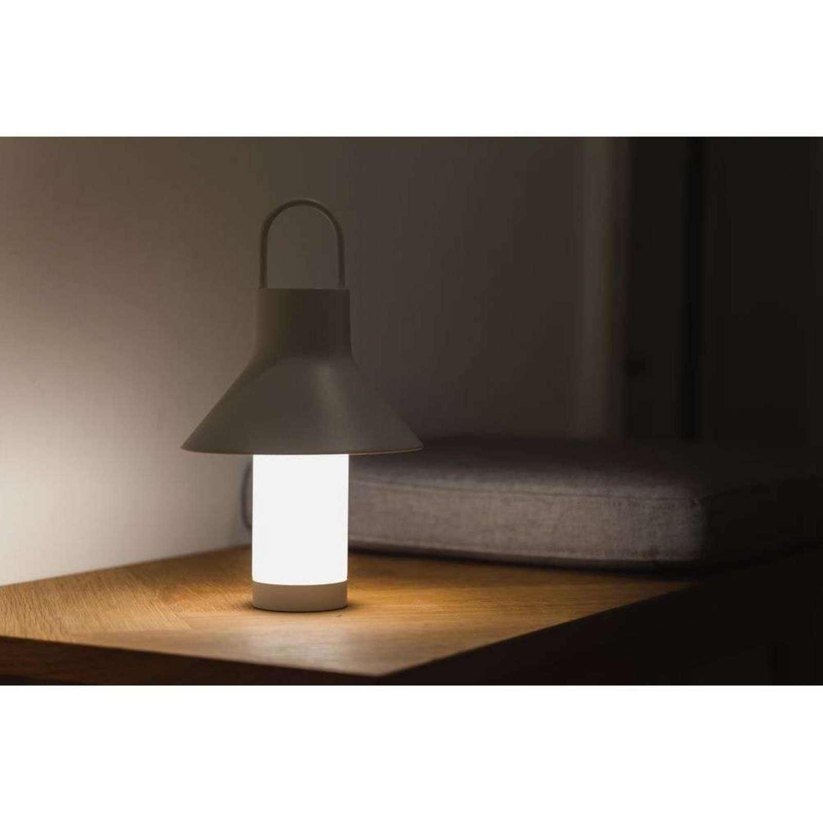 Shadow Portable Table Lamp S White - Loom Design