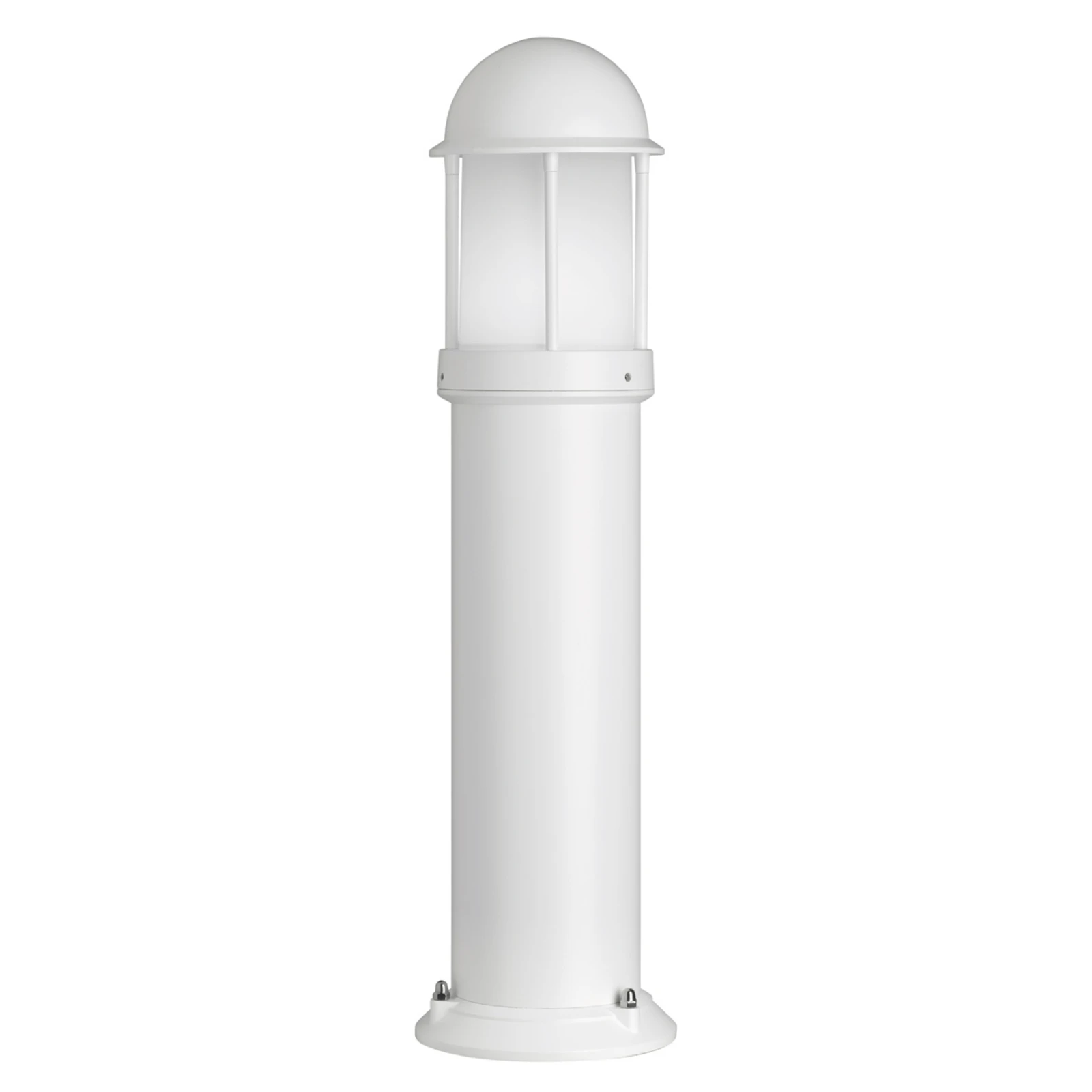 Lampione Mason verniciato a polvere, bianco