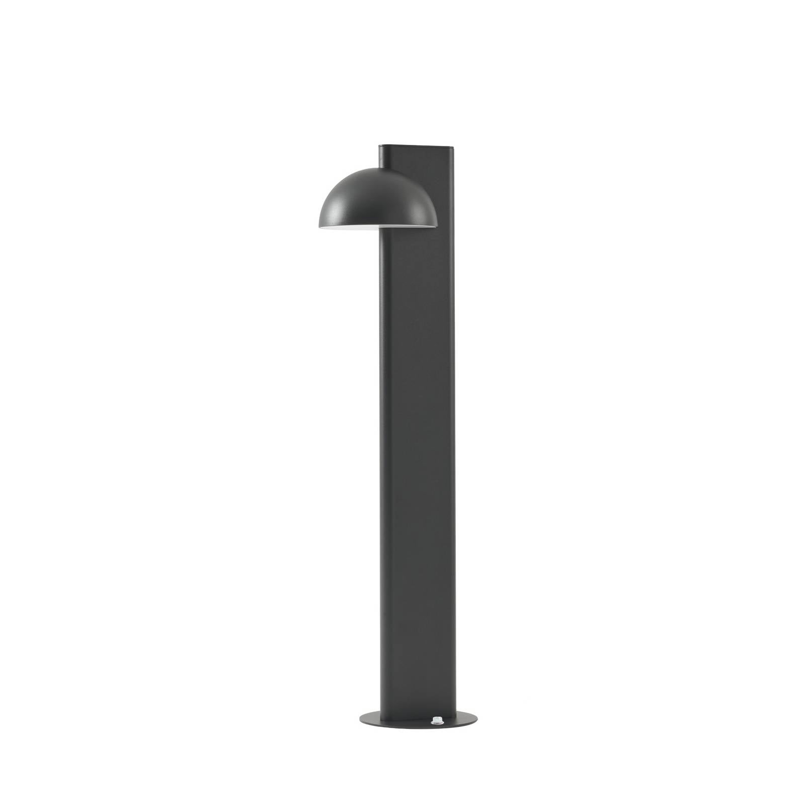 Lucande LED-Wegeleuchte Velira, schwarz, 77 cm, 1-flg., IP44