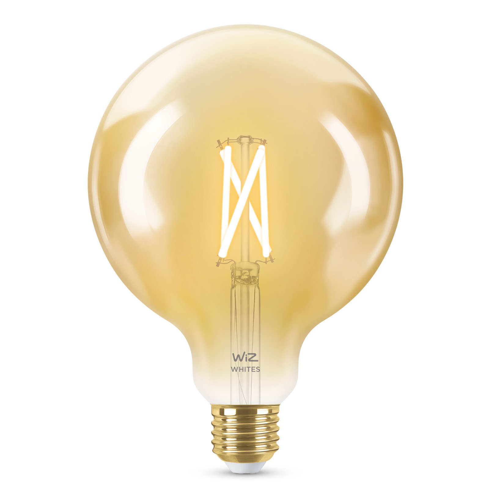 WiZ E27 LED G125 filament amber 6.5W 2,000-4,500K, E27, 6.5 W, energy efficiency: A+, L: 17.8 cm
